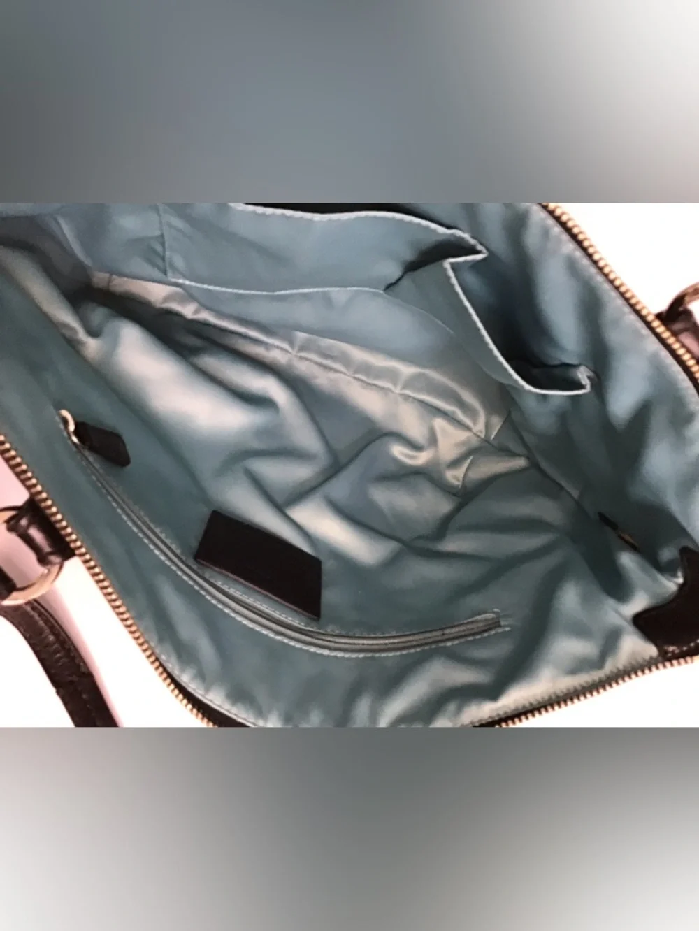 COACH LG POPPY  Black Distressed Look LEATHER Tote Shoulder